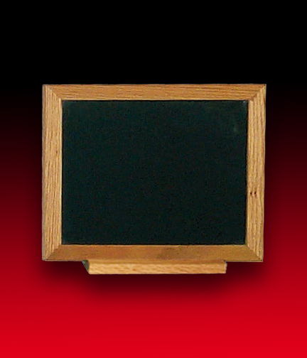 Chalkboard Wood Framed Table Top 7"H x 11"W